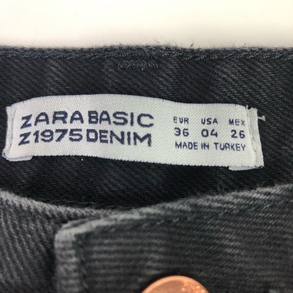 SOLD Zara Ultra High Rise Destroyed Cutoffs - Picture 5 of 8